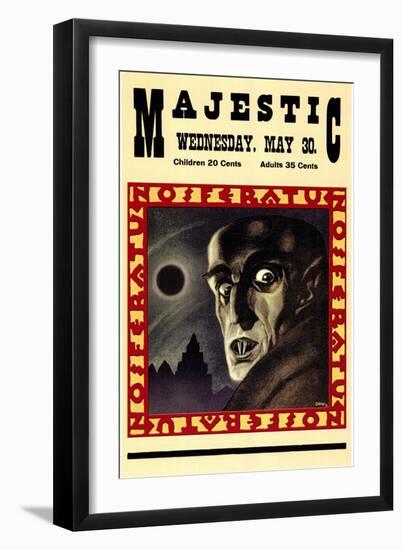 Nosferatu, a Symphony of Horror, 1922-null-Framed Art Print