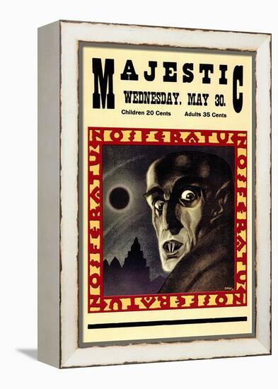 Nosferatu, a Symphony of Horror, 1922-null-Framed Stretched Canvas