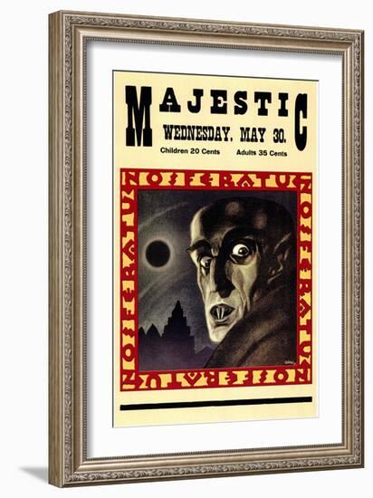 Nosferatu, a Symphony of Horror, 1922-null-Framed Premium Giclee Print