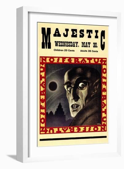 Nosferatu, a Symphony of Horror, 1922-null-Framed Premium Giclee Print