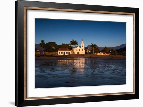 Nossa Senhora Das Dores Church in Paraty at Sunrise-Alex Saberi-Framed Photographic Print