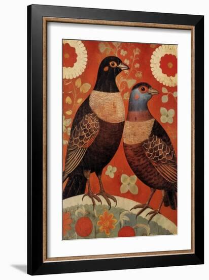 Nostalgic Birds-Treechild-Framed Giclee Print