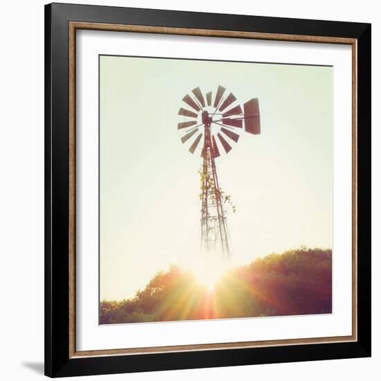 Nostalgic Windmill-Mandy Lynne-Framed Premium Giclee Print