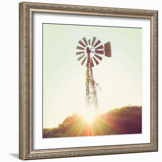Nostalgic Windmill-Mandy Lynne-Framed Art Print