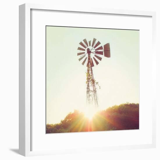 Nostalgic Windmill-Mandy Lynne-Framed Art Print