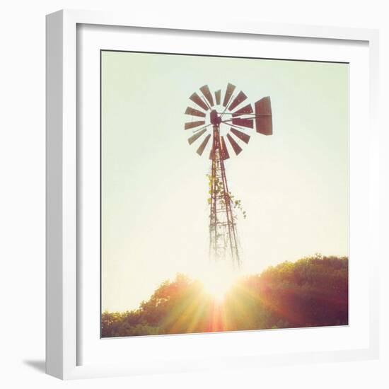 Nostalgic Windmill-Mandy Lynne-Framed Art Print