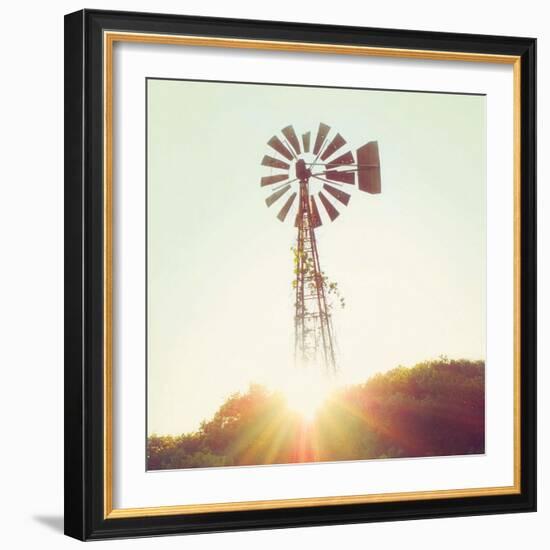 Nostalgic Windmill-Mandy Lynne-Framed Art Print