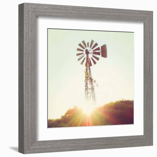 Nostalgic Windmill-Mandy Lynne-Framed Art Print