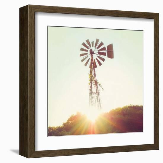 Nostalgic Windmill-Mandy Lynne-Framed Art Print