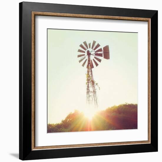 Nostalgic Windmill-Mandy Lynne-Framed Art Print