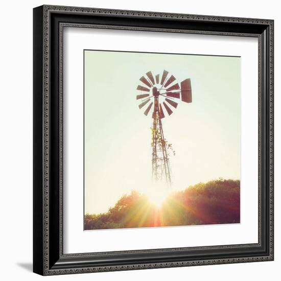 Nostalgic Windmill-Mandy Lynne-Framed Art Print