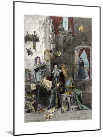 Nostradamus and Caterina De Medici-Stefano Bianchetti-Mounted Giclee Print