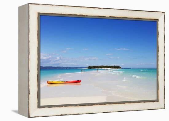 Nosy Iranja, northern area, Madagascar, Africa-Christian Kober-Framed Premier Image Canvas