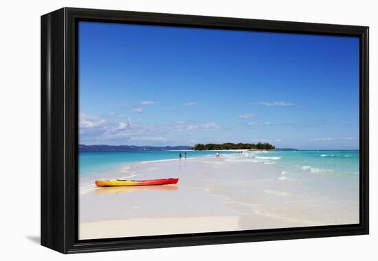 Nosy Iranja, northern area, Madagascar, Africa-Christian Kober-Framed Premier Image Canvas