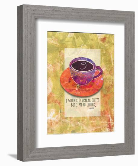 Not a Quitter-Bee Sturgis-Framed Art Print