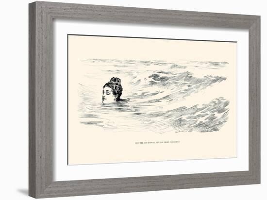 Not a Sea Serpent-Charles Dana Gibson-Framed Art Print