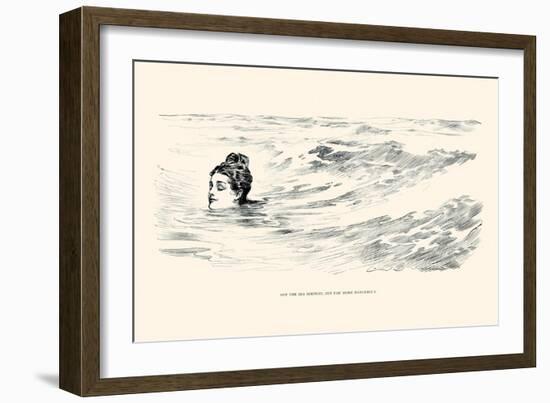 Not a Sea Serpent-Charles Dana Gibson-Framed Art Print