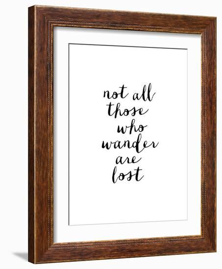 Not All Those Who Wander Are Lost-Brett Wilson-Framed Art Print