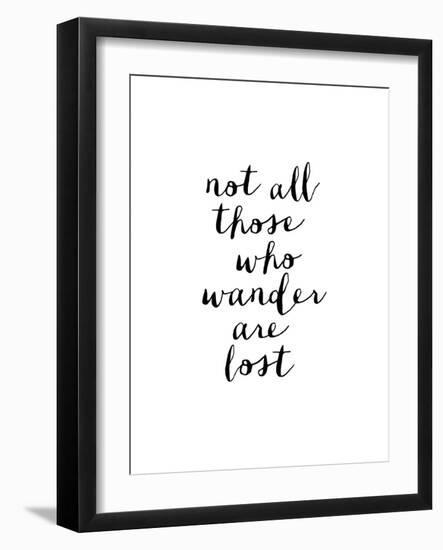 Not All Those Who Wander Are Lost-Brett Wilson-Framed Art Print