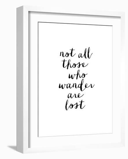 Not All Those Who Wander Are Lost-Brett Wilson-Framed Art Print