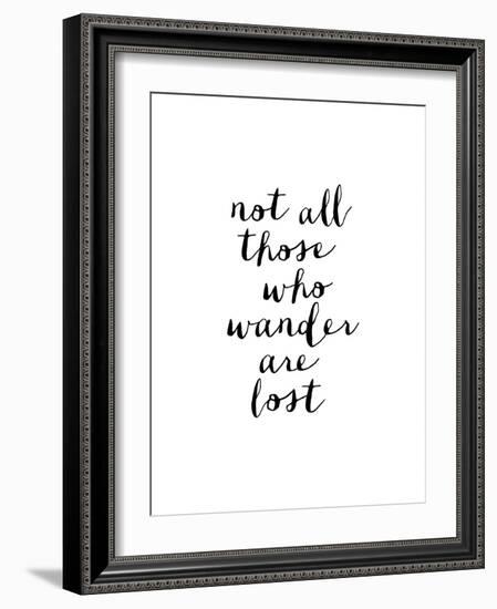 Not All Those Who Wander Are Lost-Brett Wilson-Framed Art Print