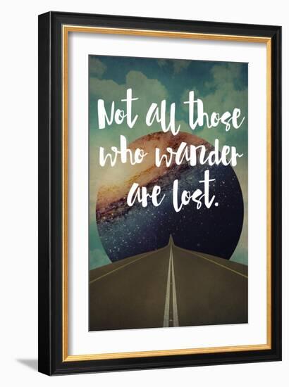 Not All Those-Elo Marc-Framed Giclee Print