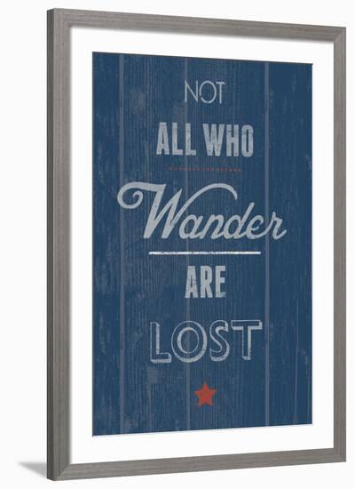 Not All Who Wander-Tom Frazier-Framed Giclee Print