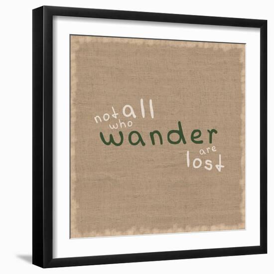 Not All Who Wander-Lauren Gibbons-Framed Premium Giclee Print