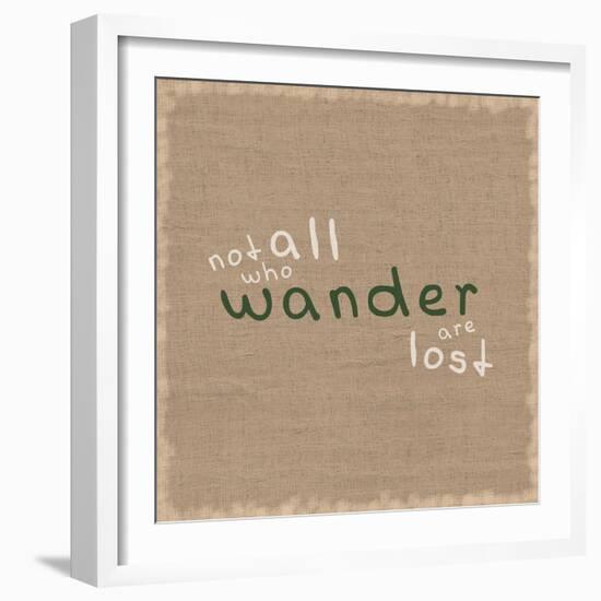 Not All Who Wander-Lauren Gibbons-Framed Premium Giclee Print