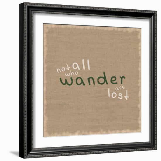 Not All Who Wander-Lauren Gibbons-Framed Premium Giclee Print