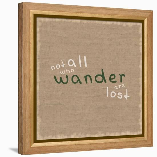 Not All Who Wander-Lauren Gibbons-Framed Stretched Canvas