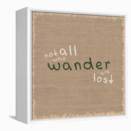 Not All Who Wander-Lauren Gibbons-Framed Stretched Canvas