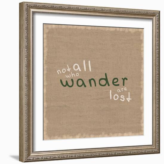 Not All Who Wander-Lauren Gibbons-Framed Art Print
