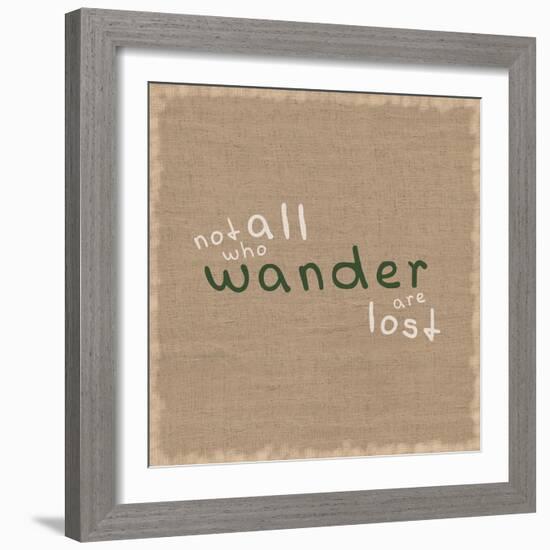 Not All Who Wander-Lauren Gibbons-Framed Art Print