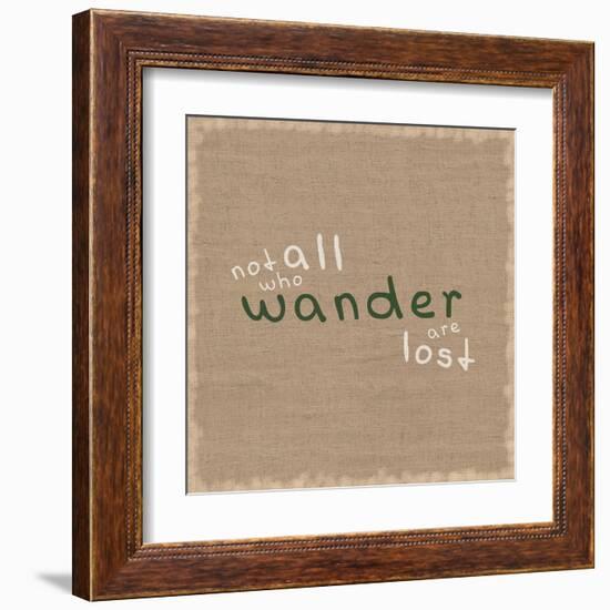 Not All Who Wander-Lauren Gibbons-Framed Art Print