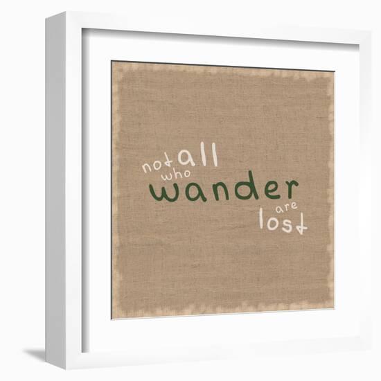 Not All Who Wander-Lauren Gibbons-Framed Art Print