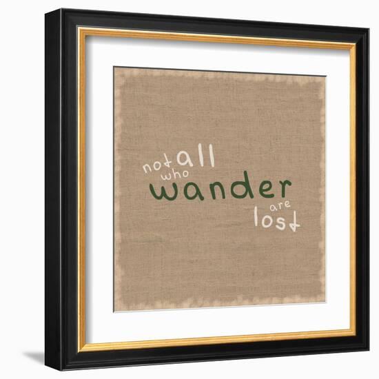 Not All Who Wander-Lauren Gibbons-Framed Art Print