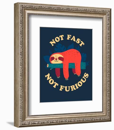 Not Fast, Not Furious-Michael Buxton-Framed Premium Giclee Print