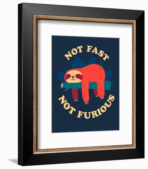 Not Fast, Not Furious-Michael Buxton-Framed Premium Giclee Print