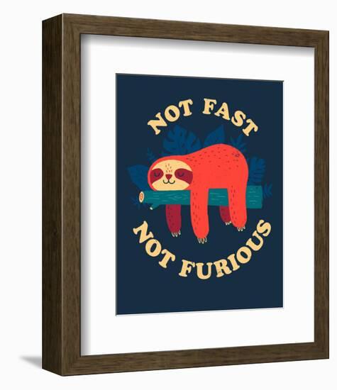 Not Fast, Not Furious-Michael Buxton-Framed Premium Giclee Print