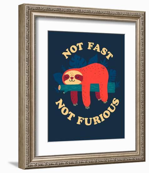 Not Fast, Not Furious-Michael Buxton-Framed Art Print