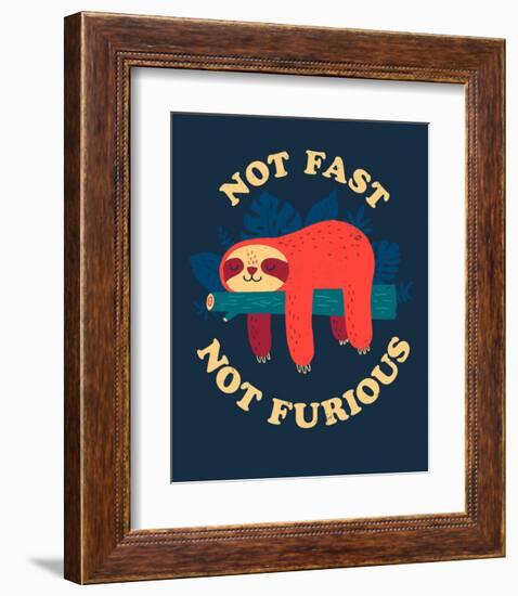 Not Fast, Not Furious-Michael Buxton-Framed Art Print