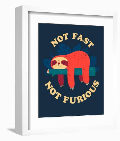 Not Fast, Not Furious-Michael Buxton-Framed Art Print