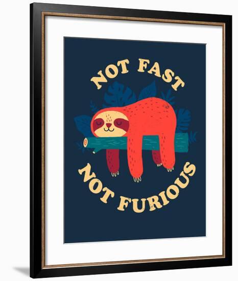 Not Fast, Not Furious-Michael Buxton-Framed Premium Giclee Print