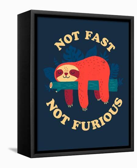 Not Fast, Not Furious-Michael Buxton-Framed Stretched Canvas