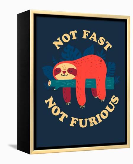 Not Fast, Not Furious-Michael Buxton-Framed Stretched Canvas