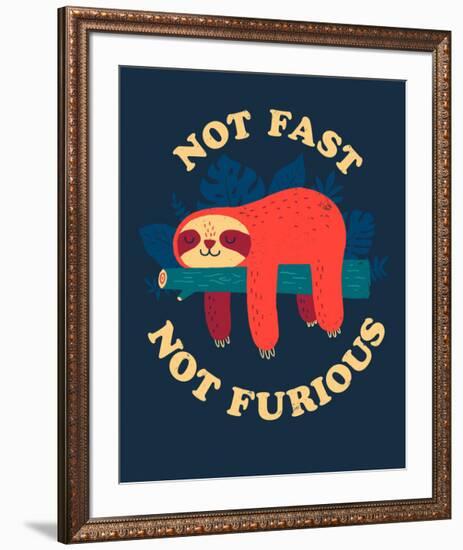 Not Fast, Not Furious-Michael Buxton-Framed Art Print