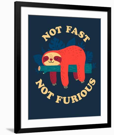 Not Fast, Not Furious-Michael Buxton-Framed Art Print