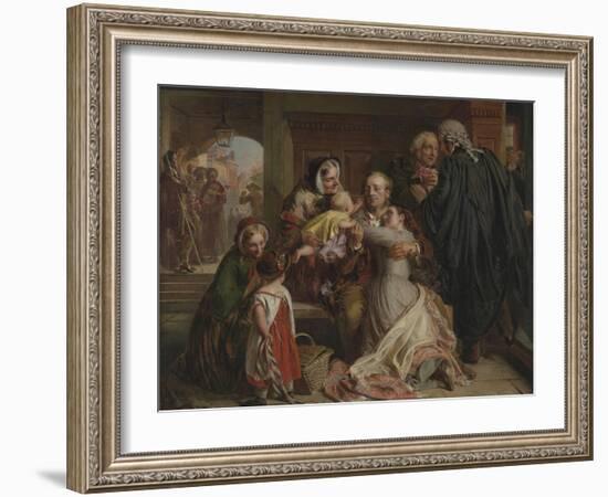 Not Guilty, 1859-Abraham Solomon-Framed Giclee Print