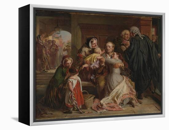 Not Guilty, 1859-Abraham Solomon-Framed Premier Image Canvas